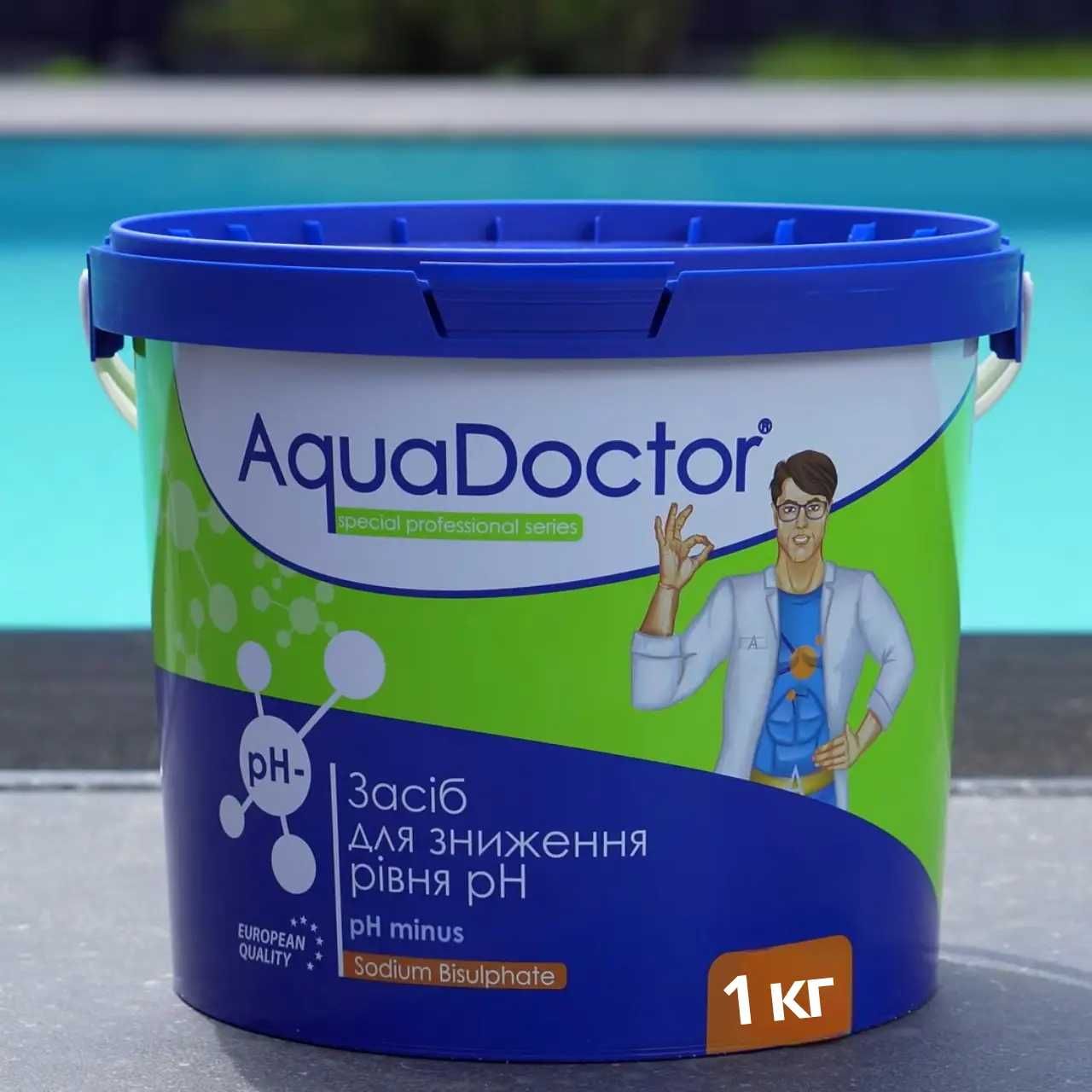Химия для бассейна AquaDoctor Аква доктор хлор альгицид коагулянт pH-