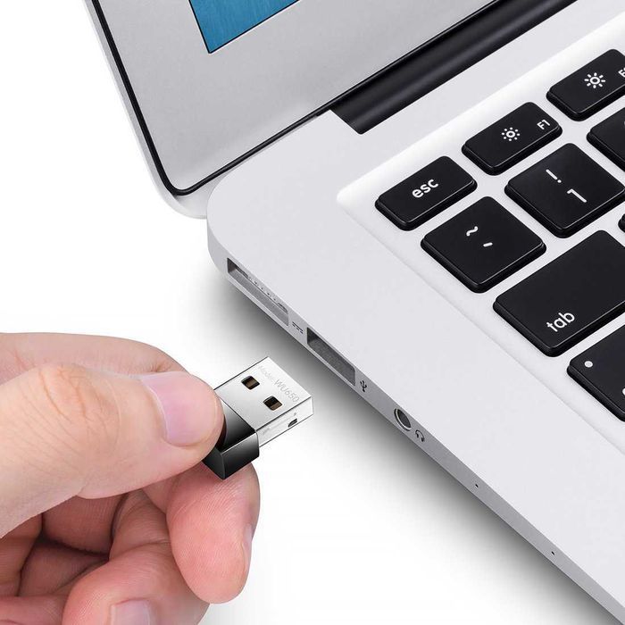 Cudy - Karta Sieciowa Wi-Fi USB Cudy Wu650, adapter, czarny