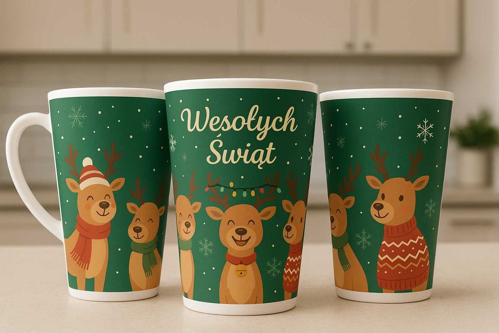 Kubek latte z imieniem lub zdjęciem – Twój własny nadruk