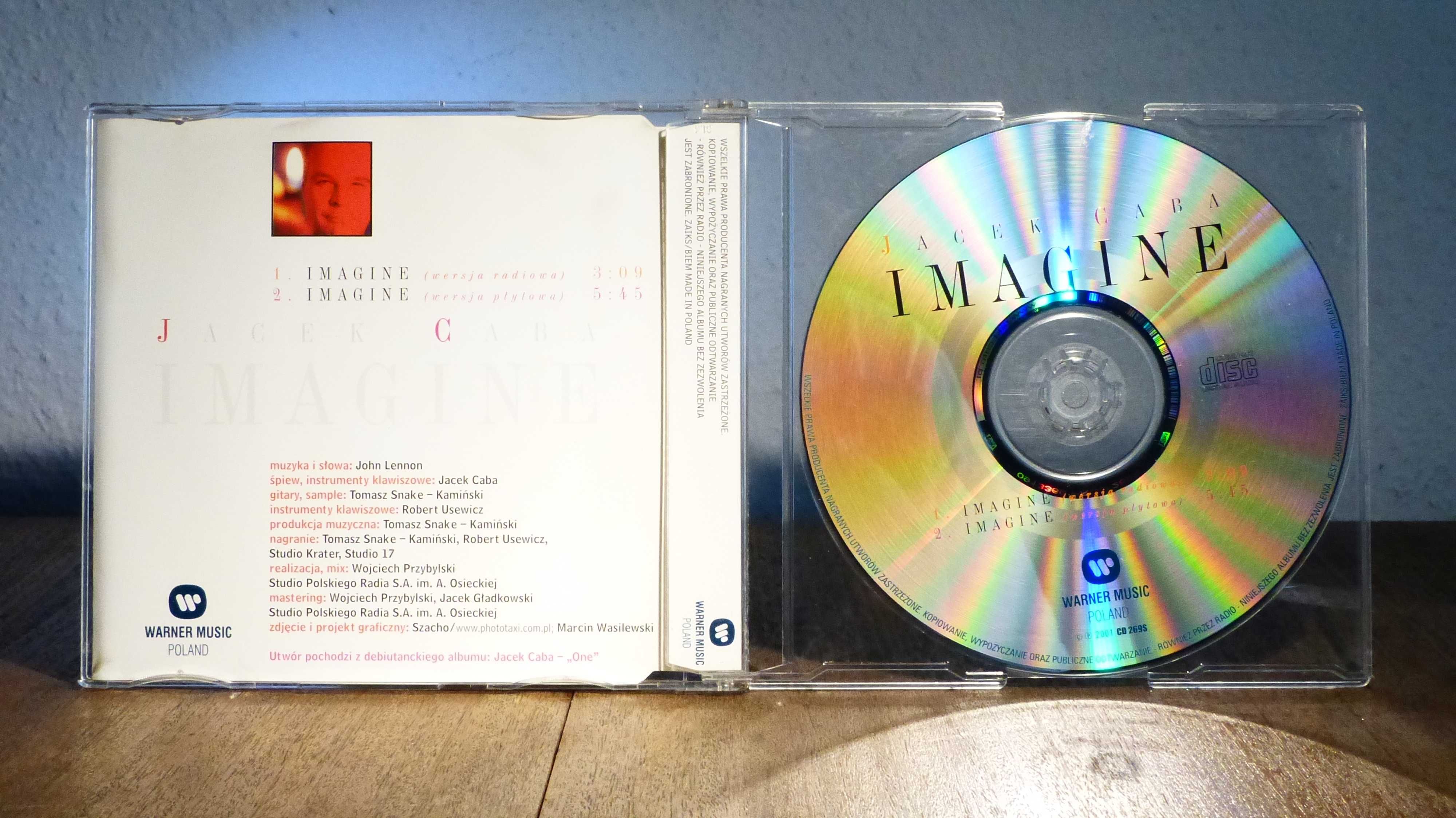 Jacek Caba – Imagine CD Warner Music Poland – CD 269S Lennon