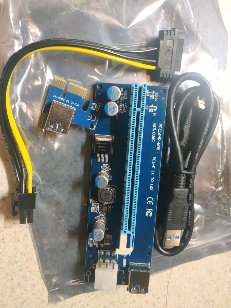 Райзер PCI-E 1X TO 16X