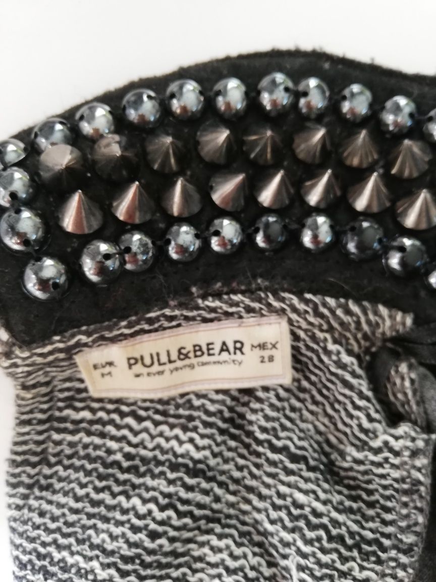 Pull&bear bluzka z ćwiekami rozmiar M 38 pull bear sweter