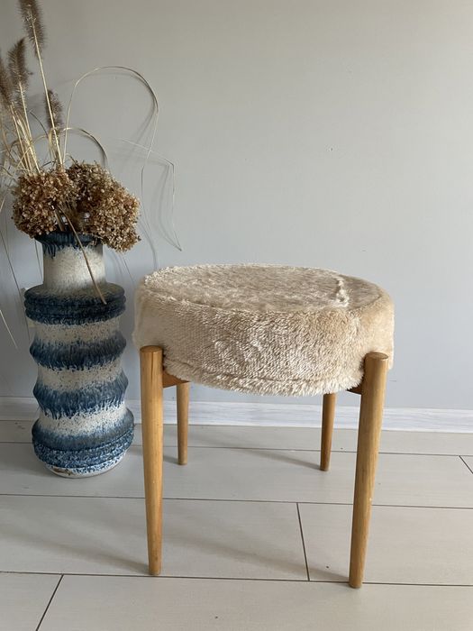 Stołek,podnóżek Skandynawia lata ’70