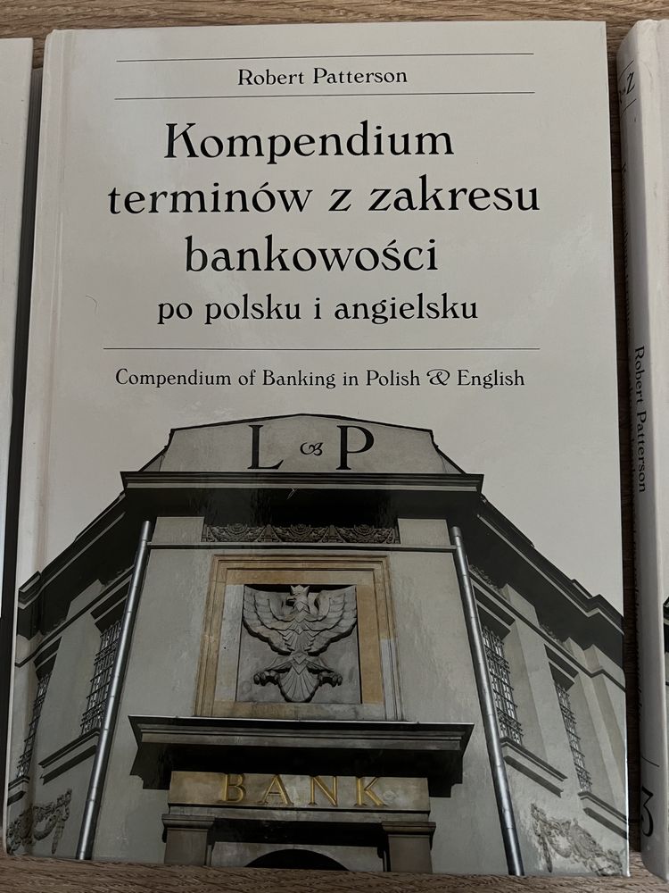 Kompendium terminów z bankowości PL-ENG Komplet 3szt od A do Ż