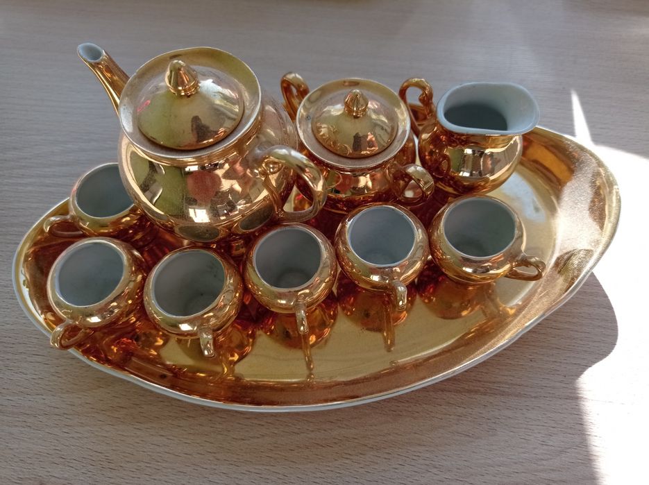 Mini serwis dla lalek porcelana Ćmielów lata 60