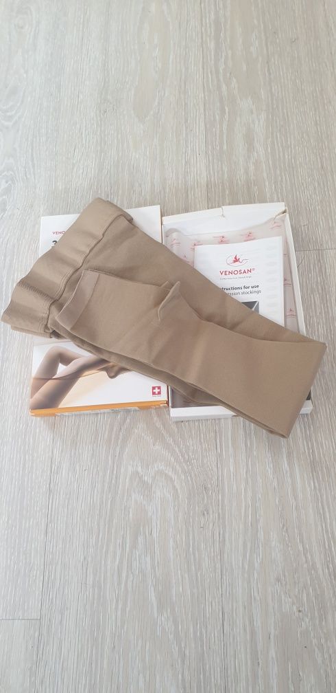 Pończochy uciskowe cotton nowe