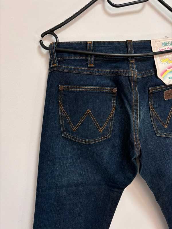 Wrangler Megan W25 L32 Damskie Jeansy Bootcut Dark Blue nowe
