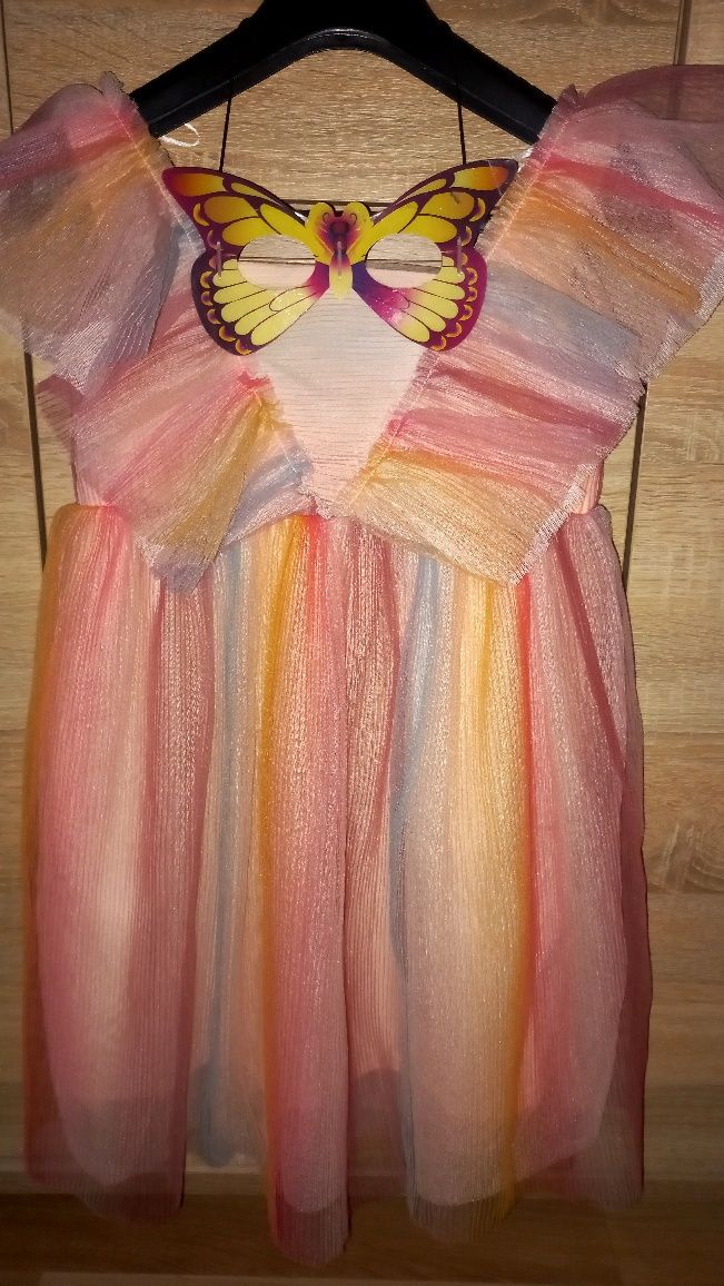 Карнавальний костюм сукня Метелик прокатк