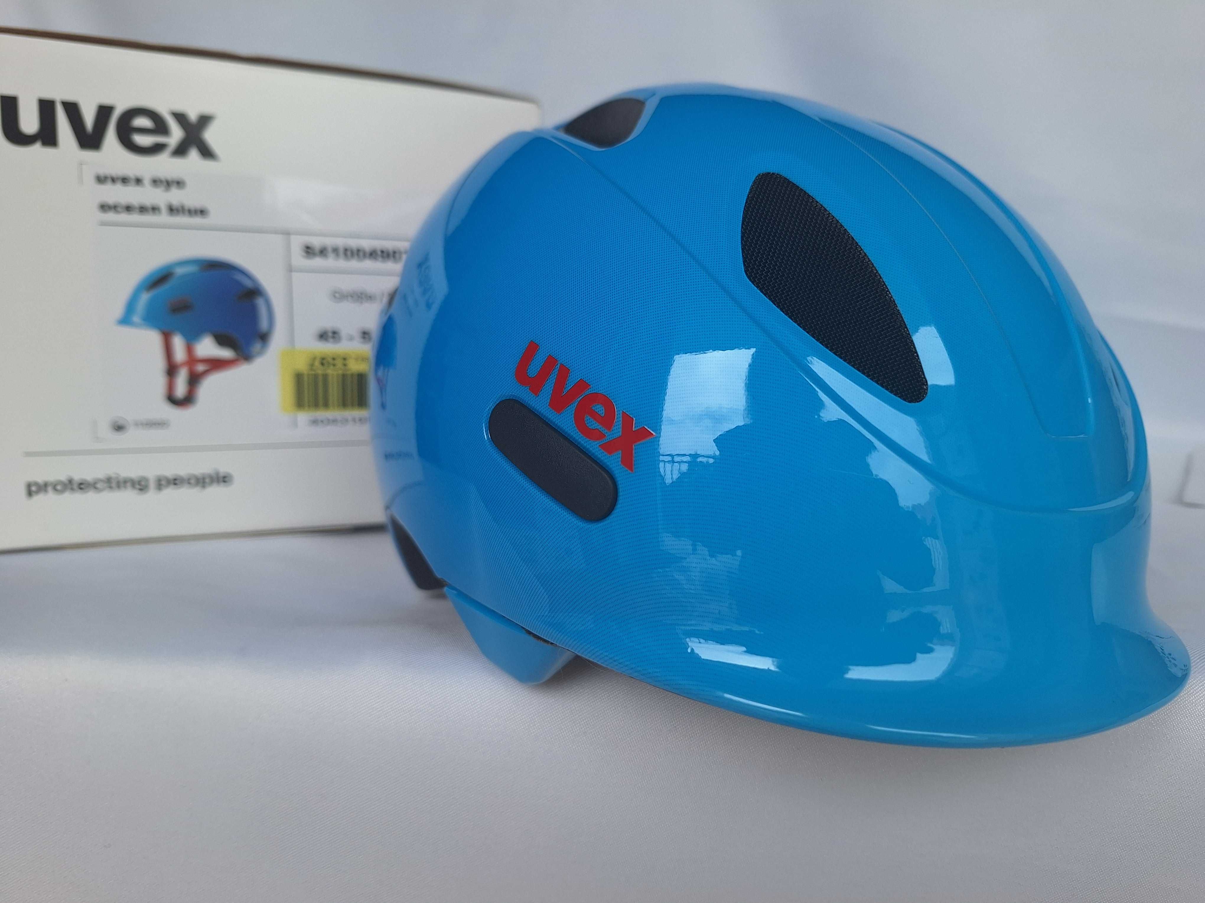 Kask rowerowy dziecięcy Uvex Oyo Ocean Blue XS 45-50cm