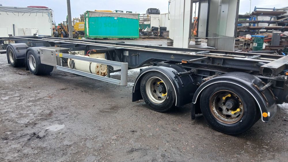 Przyczepa 4 osiowa rama podwozie NORFRIG do slomy laweta oryginal