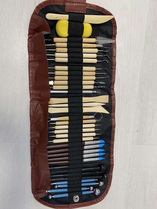 Набор инструментов для работы с полимерной глиной 36/61 шт