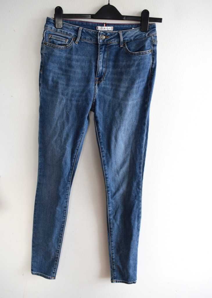 Tommy Hilfiger spodnie jeansy wysoki stan w28 l32