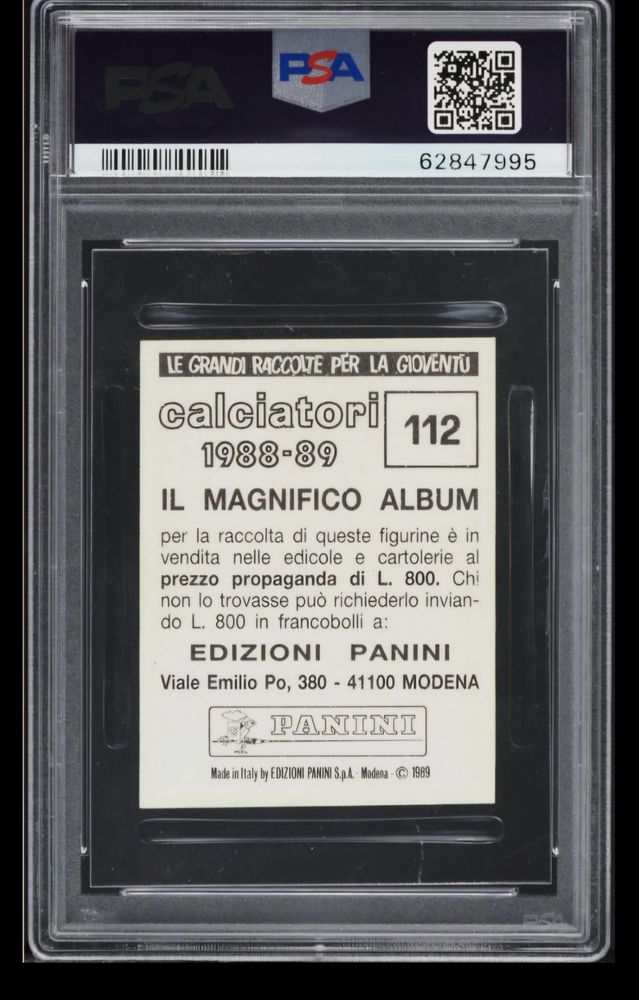 Cromo de 88/89 Roberto Baggio