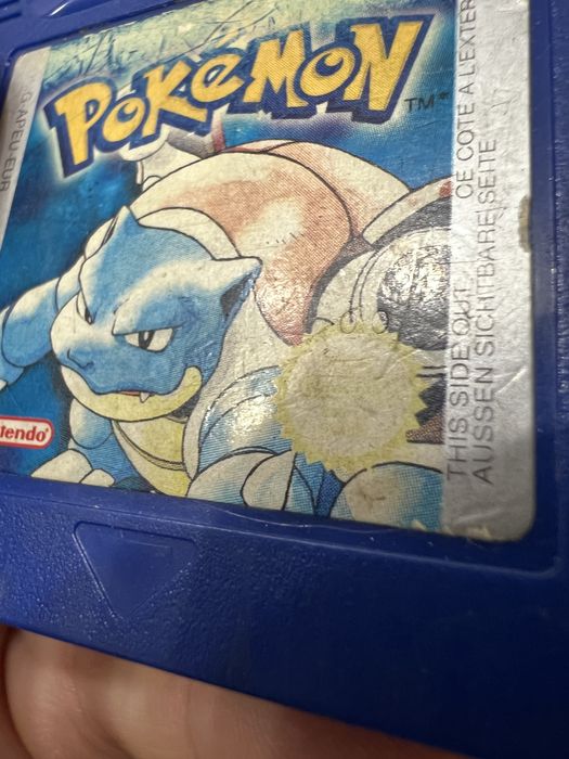 Pokemon blue, Nintendo game boy