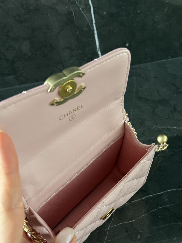 Сумка Chanel mini рожева