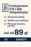 Profesjonalne CV i list motywacyjny – gotowe w 24h, skuteczne i tanie