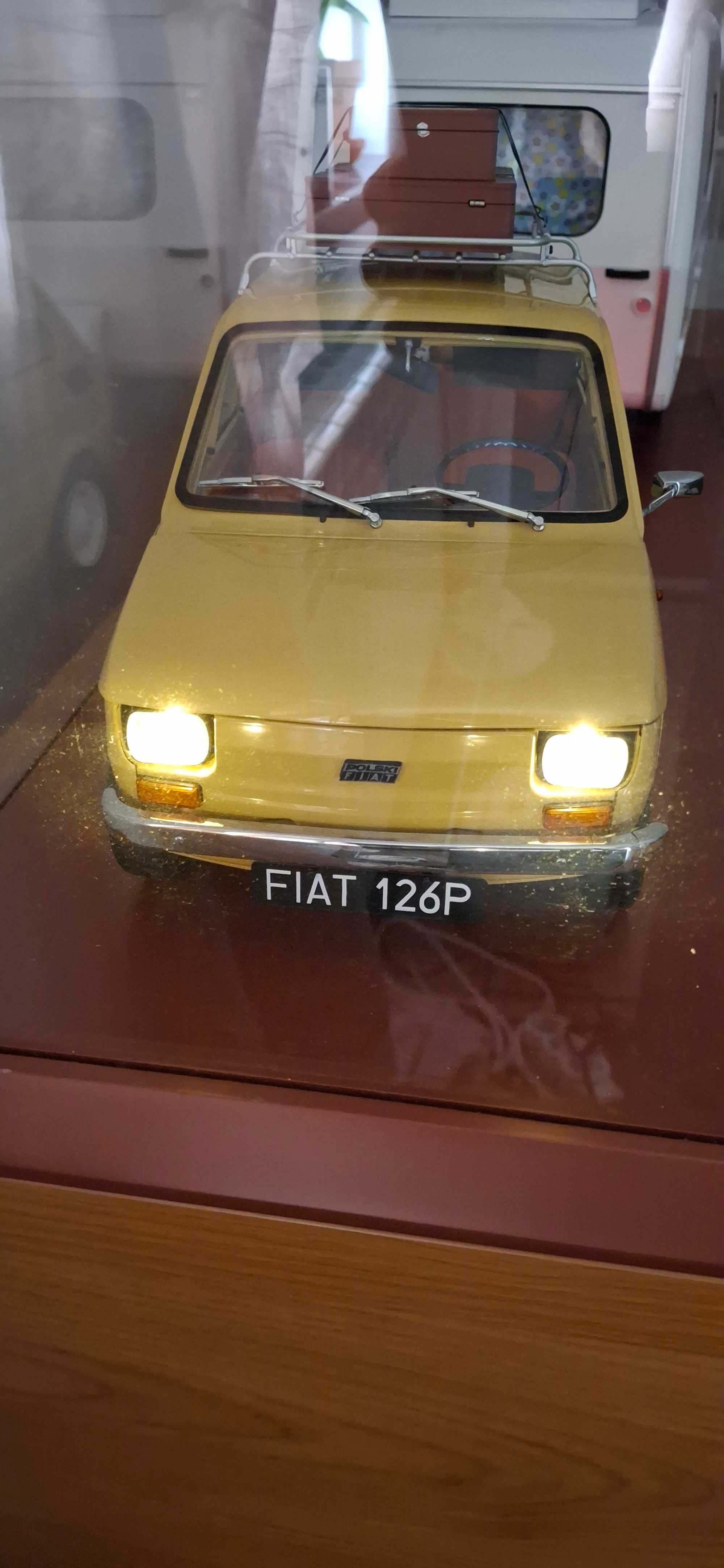 Model Fiat 126p DeAgostini w skali 1:8