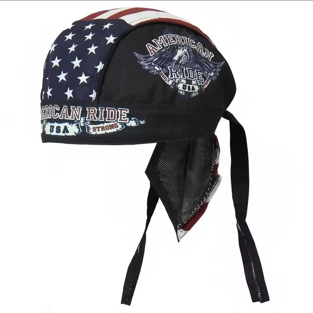 Bandana chusta na głowe dla motocyklisty