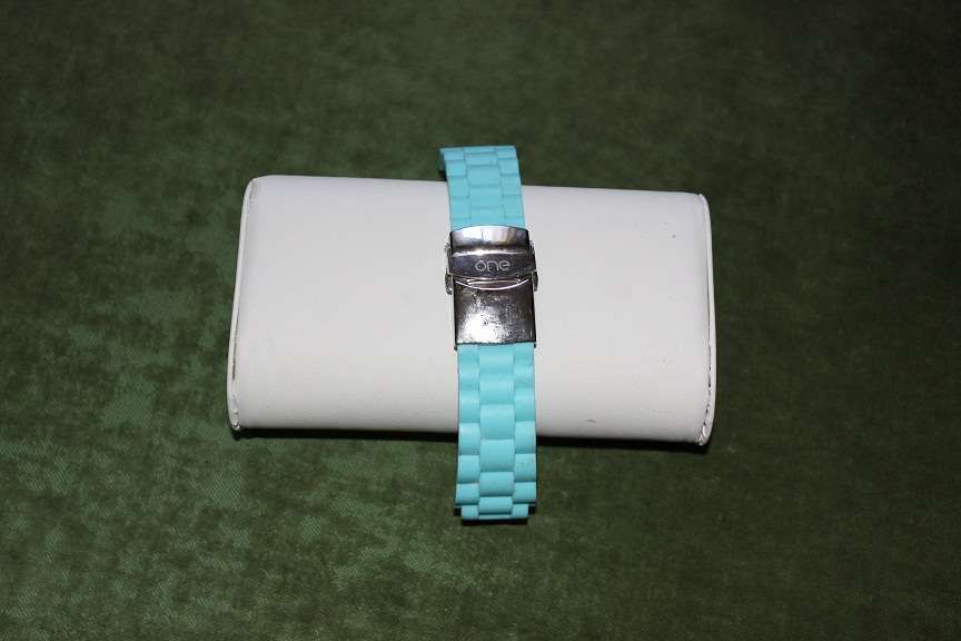 Bracelete azul turquesa relógio "one" original
