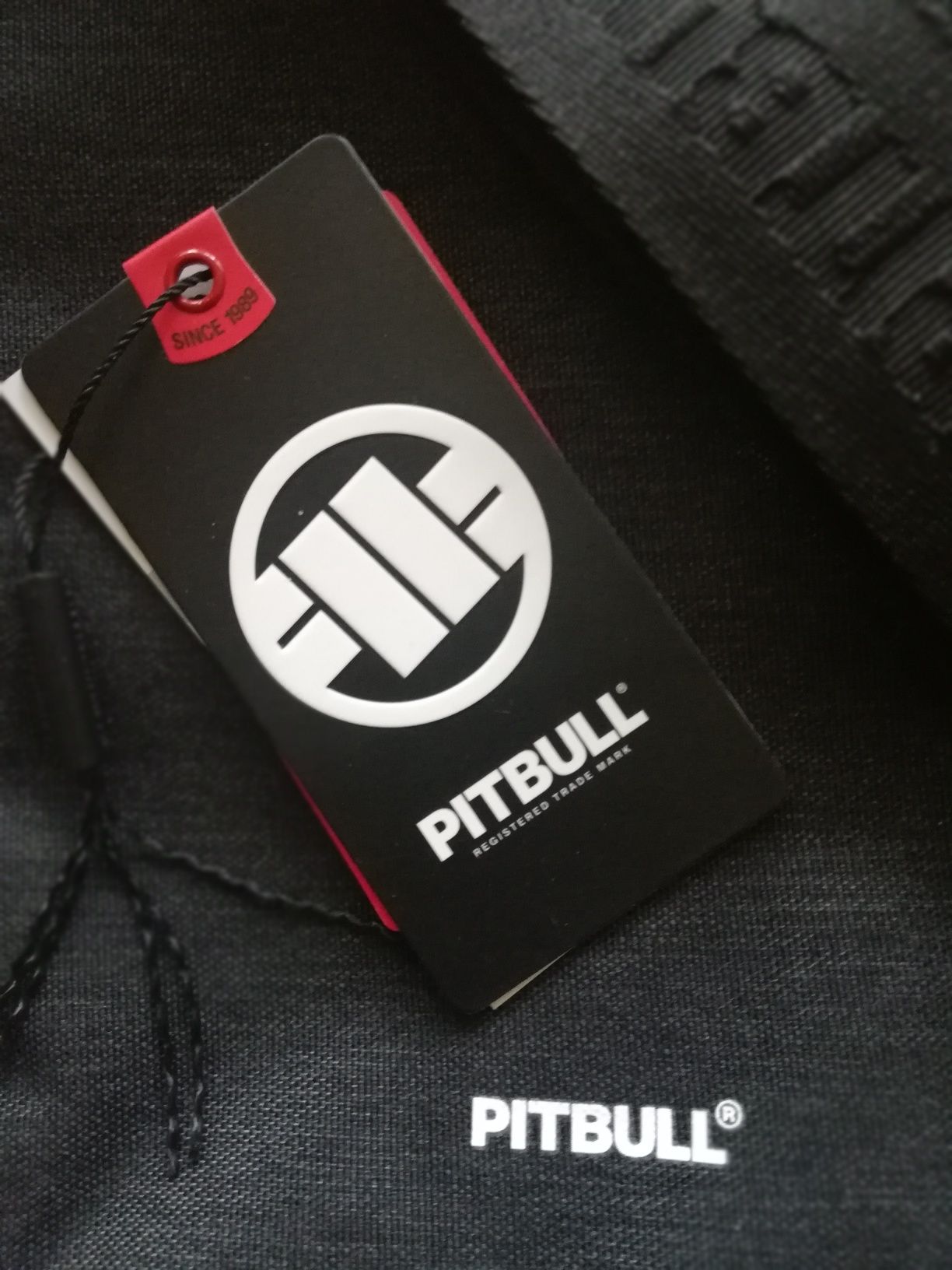 Torba saszetka na ramię Pit Bull mew logo II czarna