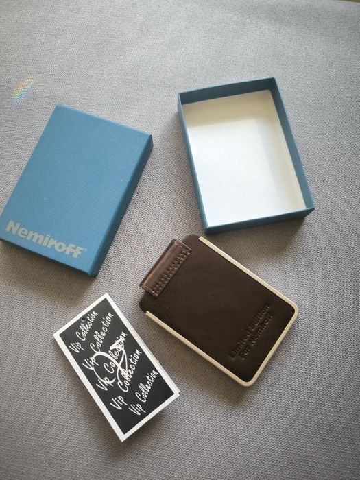 Etui case magnetyczne na karty kredytowe bankowe NEMIROFF limited