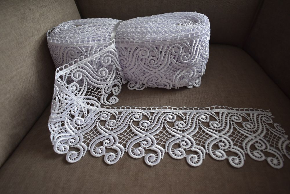 Doszywka, koronka gipiurowa 10 cm