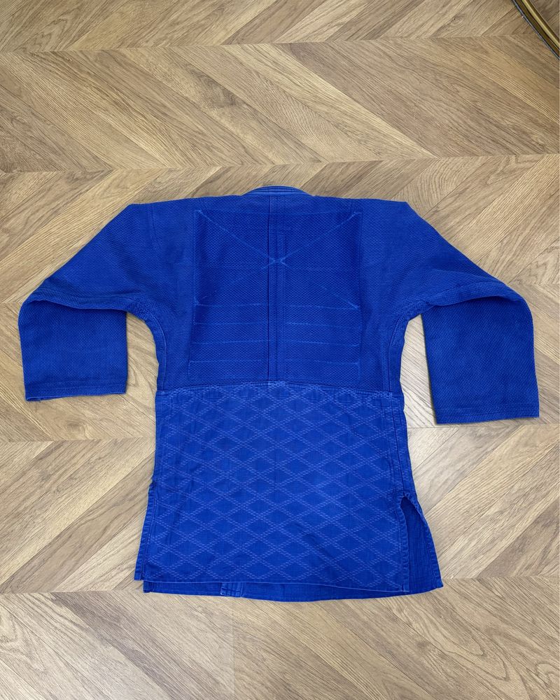 Niebieska judoga Adidas Champion II Slim Fit - 175 cm