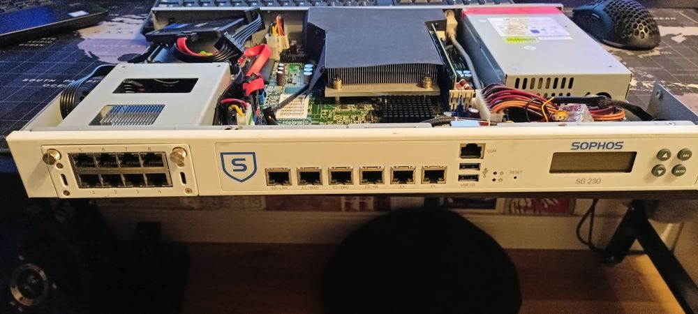 Sophos, sg230, red 50, ap100c opnenwrt, opnsense, homelab, noctua