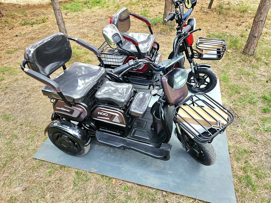 Dominator Самий ПОТУЖНИЙ трехколесный скутер колесо"10"электротрицикл