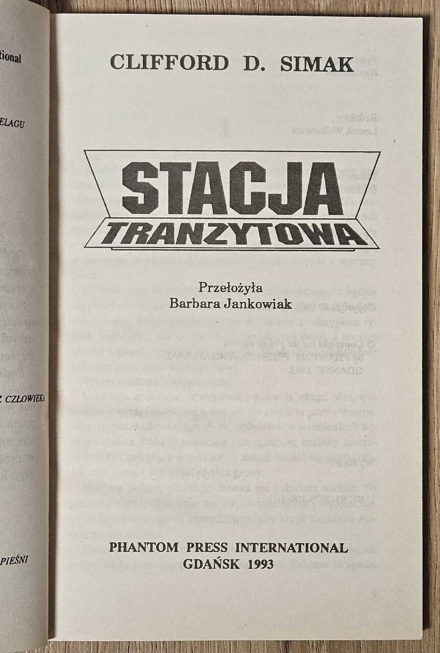 Clifford D. Simak "Stacja tranzytowa" ("Stacja pośrednia") BDB