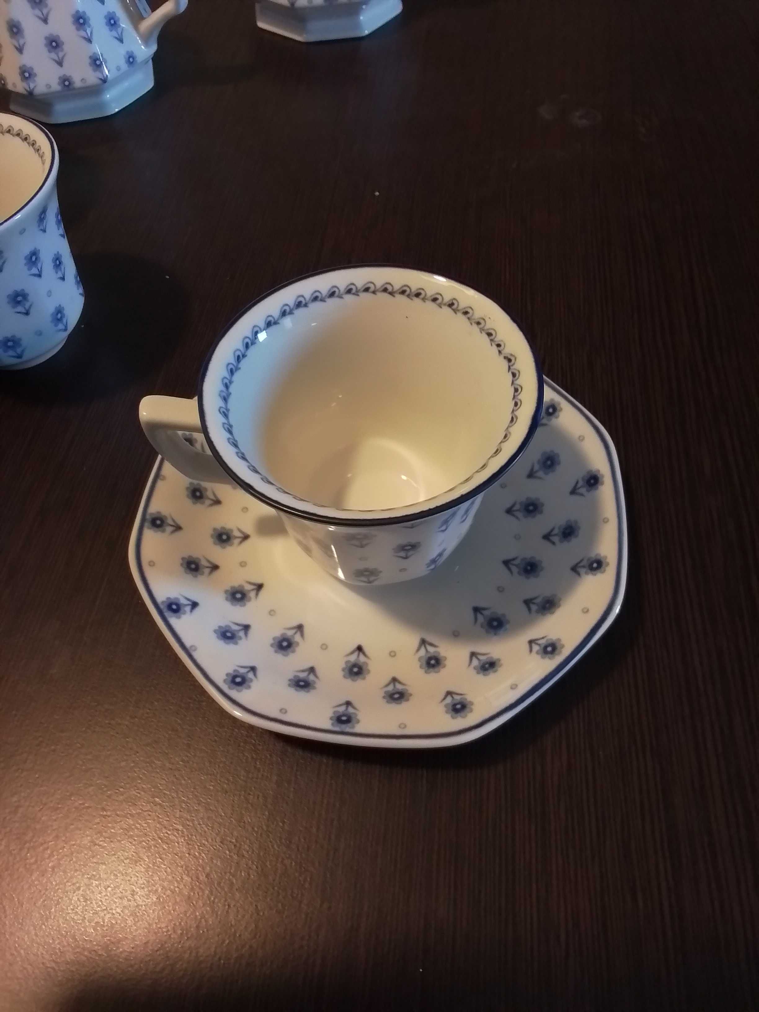 Serviço de café de porcelana inglesa