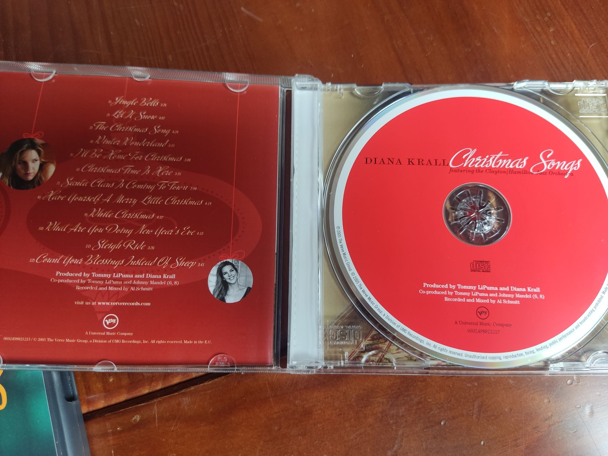 Diana Krall - Cd Christmas Songs + DVD live in Paris