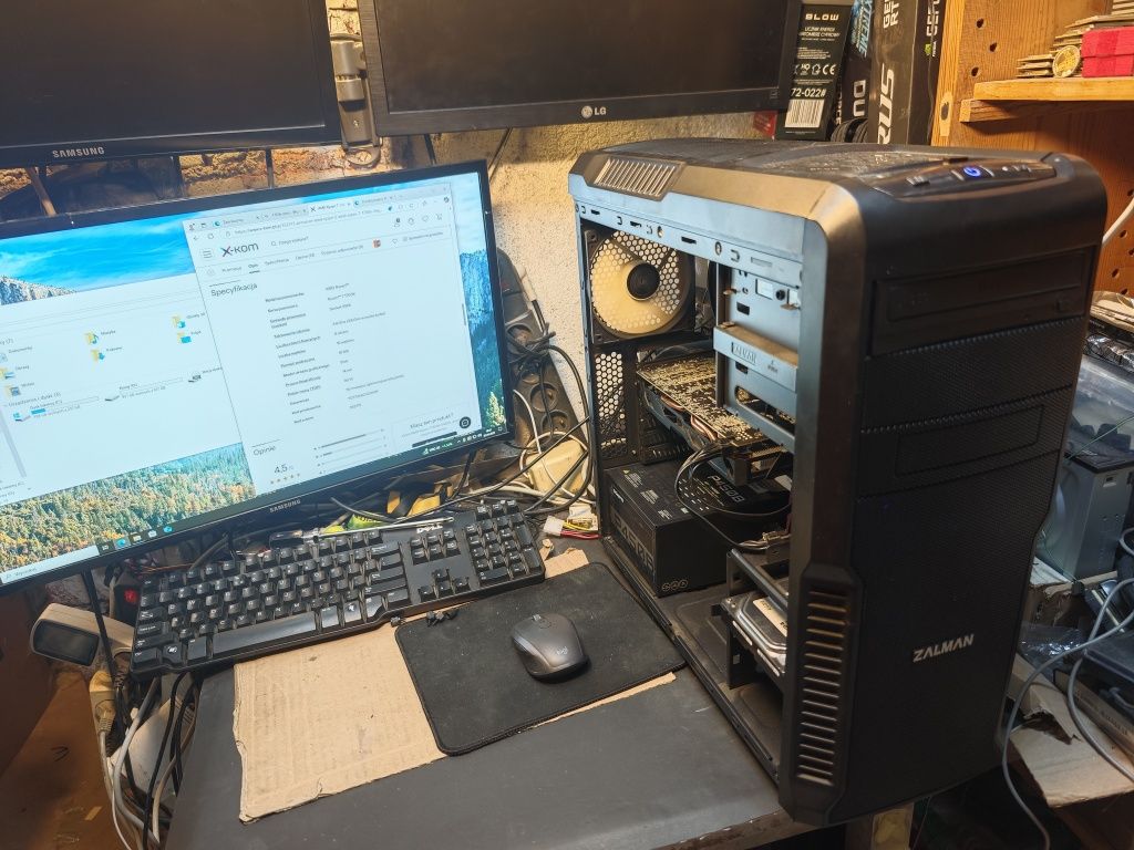 Ryzen 7 1700x 16*3.8Ghz RX570 4gb m.2 250 GB HDD 1tb
