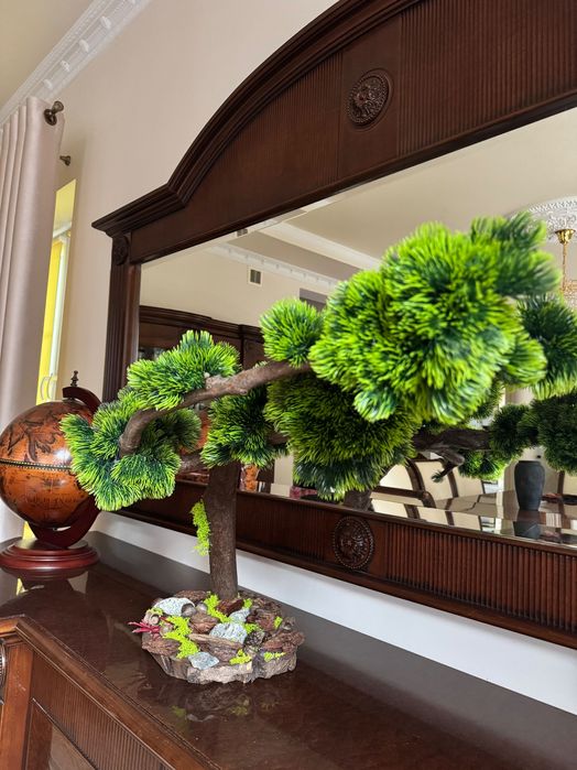 Bonsai ręcznie robione naturalny  pień wys.60 cm szerokość 90 cm