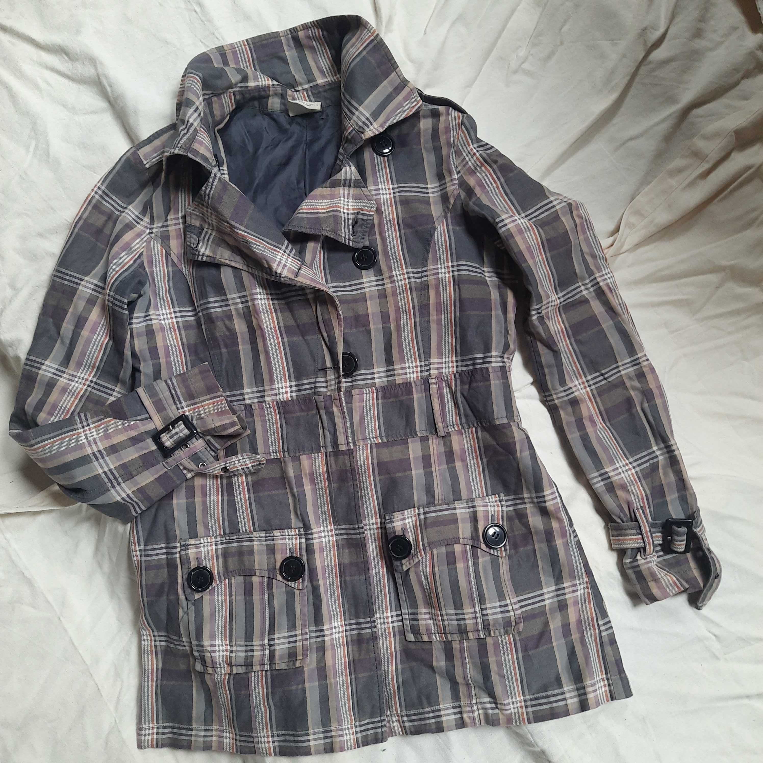 Zara kurtka damska krata L 40 42