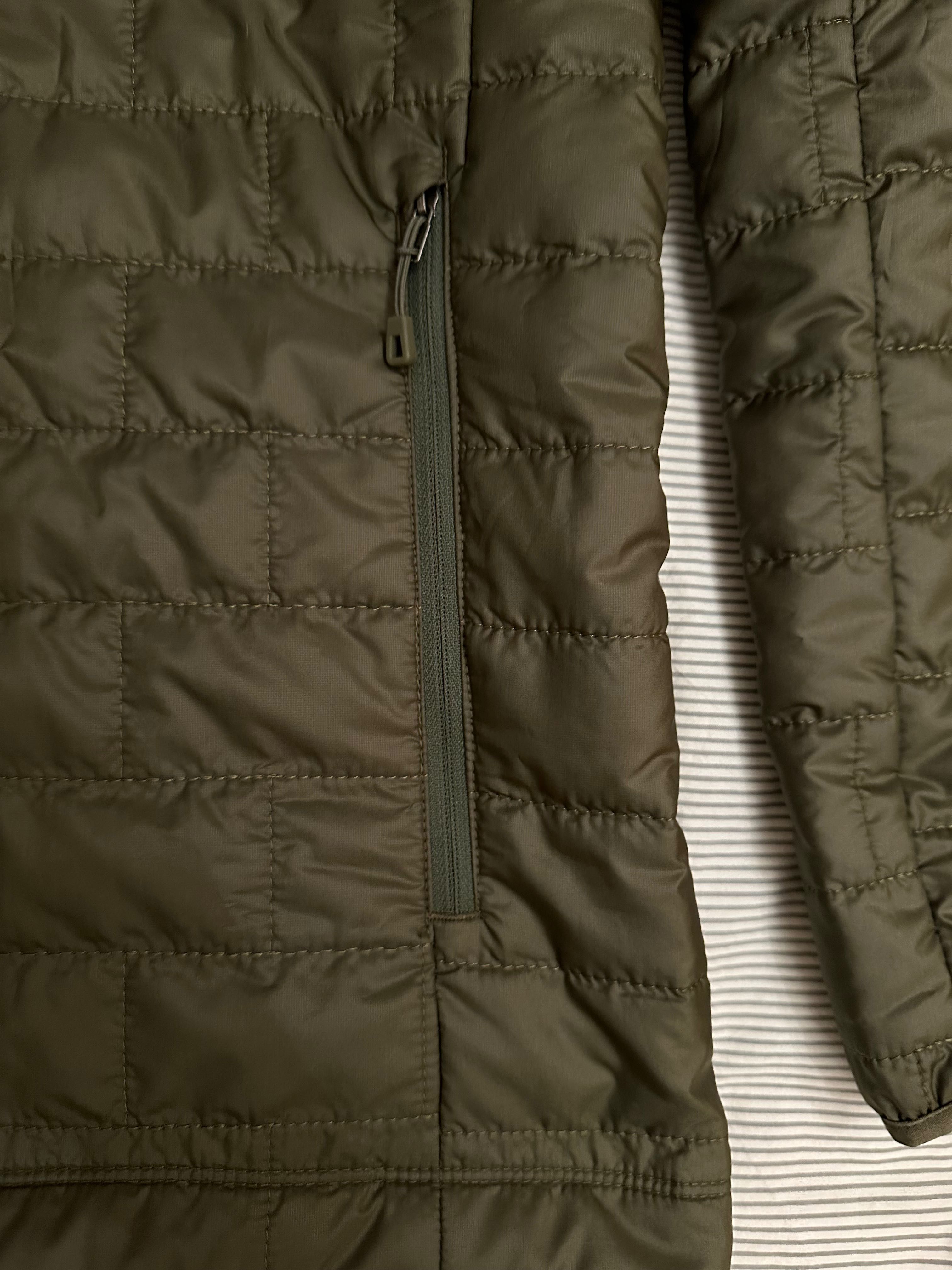 Kurtka ocieplana Patagonia Micro Puff Hoody Basin Green Męski średni