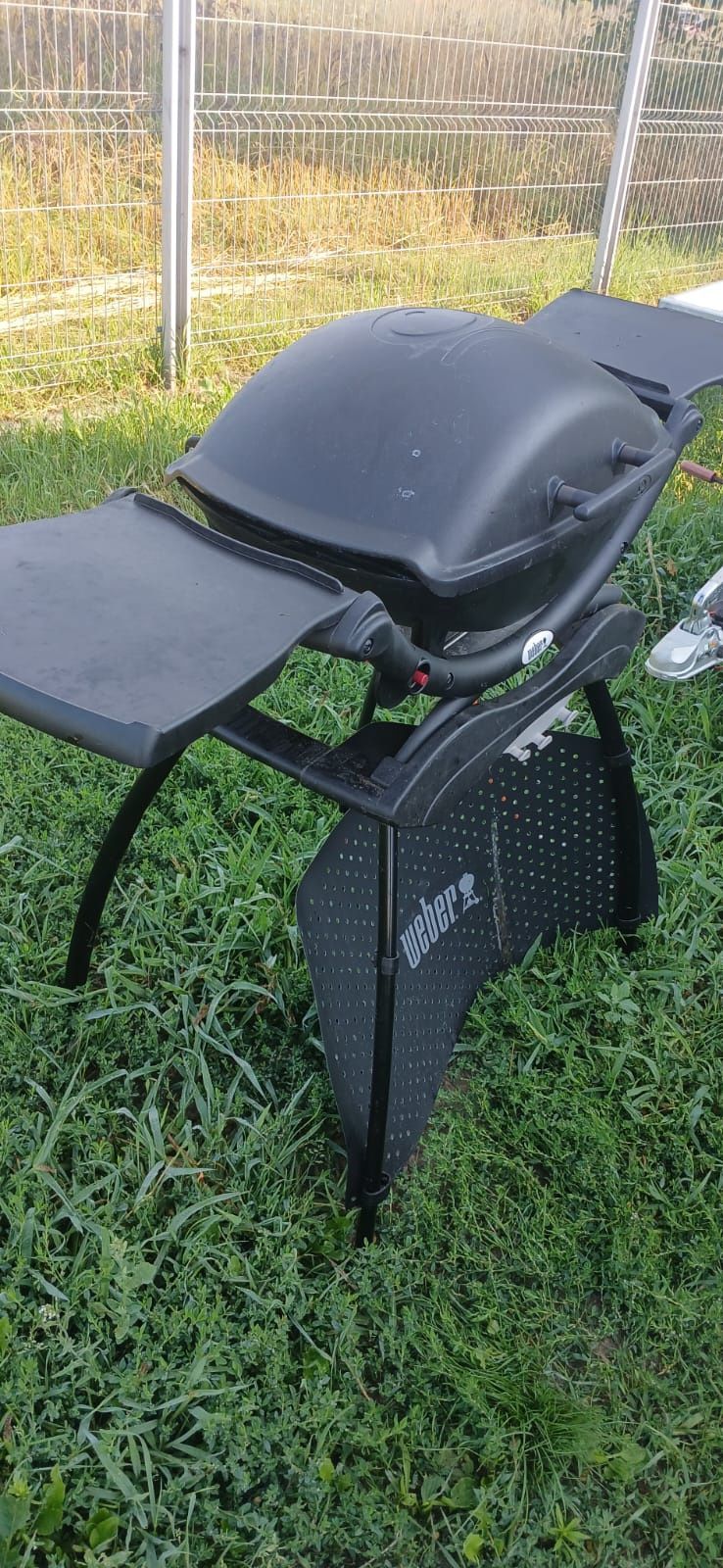 Grill gazowy Weber Q Blackline camping ogrodowy