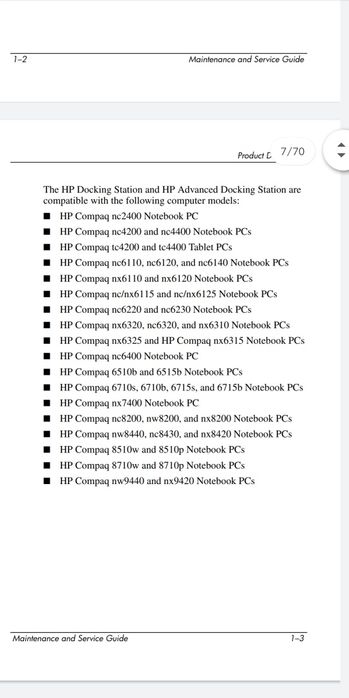 Docking station HP HSTNN-H1X