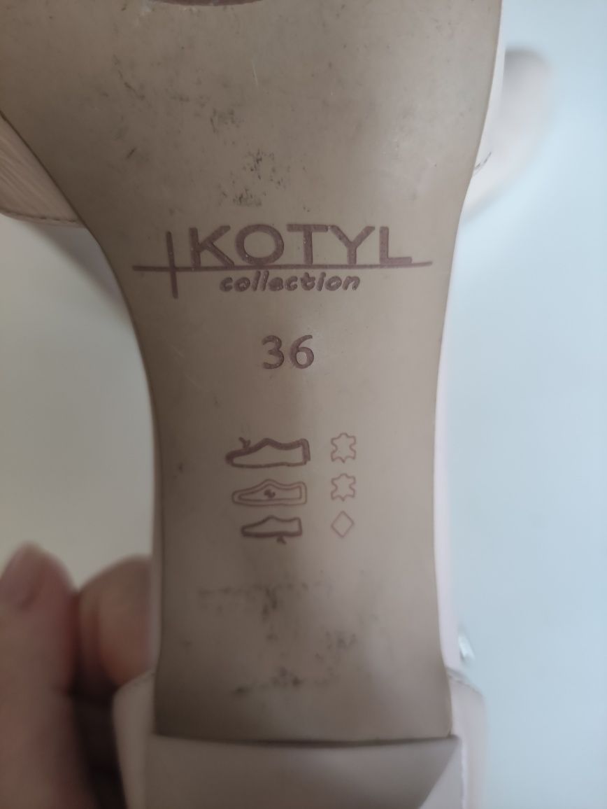 Buty kotyl, ślubne, taneczne, rozmiar 36