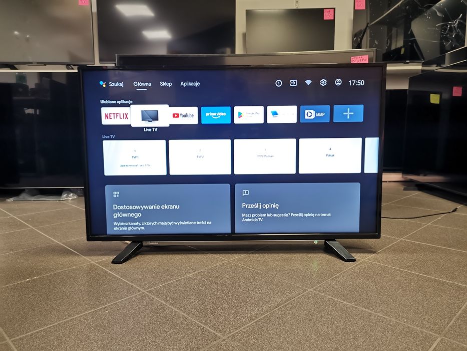 Toshiba 43 cale FullHD hdr Smart WiFi DVB-T2 HEVC 43LA2B gw3m telewizo