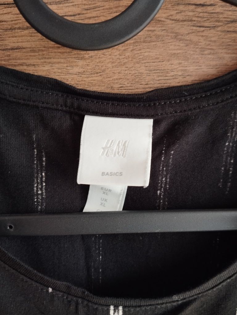 Sukienka letnia maxi H&M czarna XL