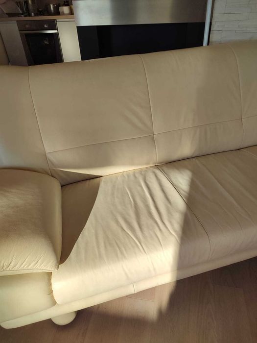 Sofa skórzana KLER bez funkcji spania