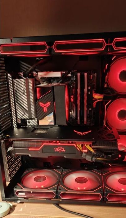 Видеокарта powercolor rx5700xt red devil