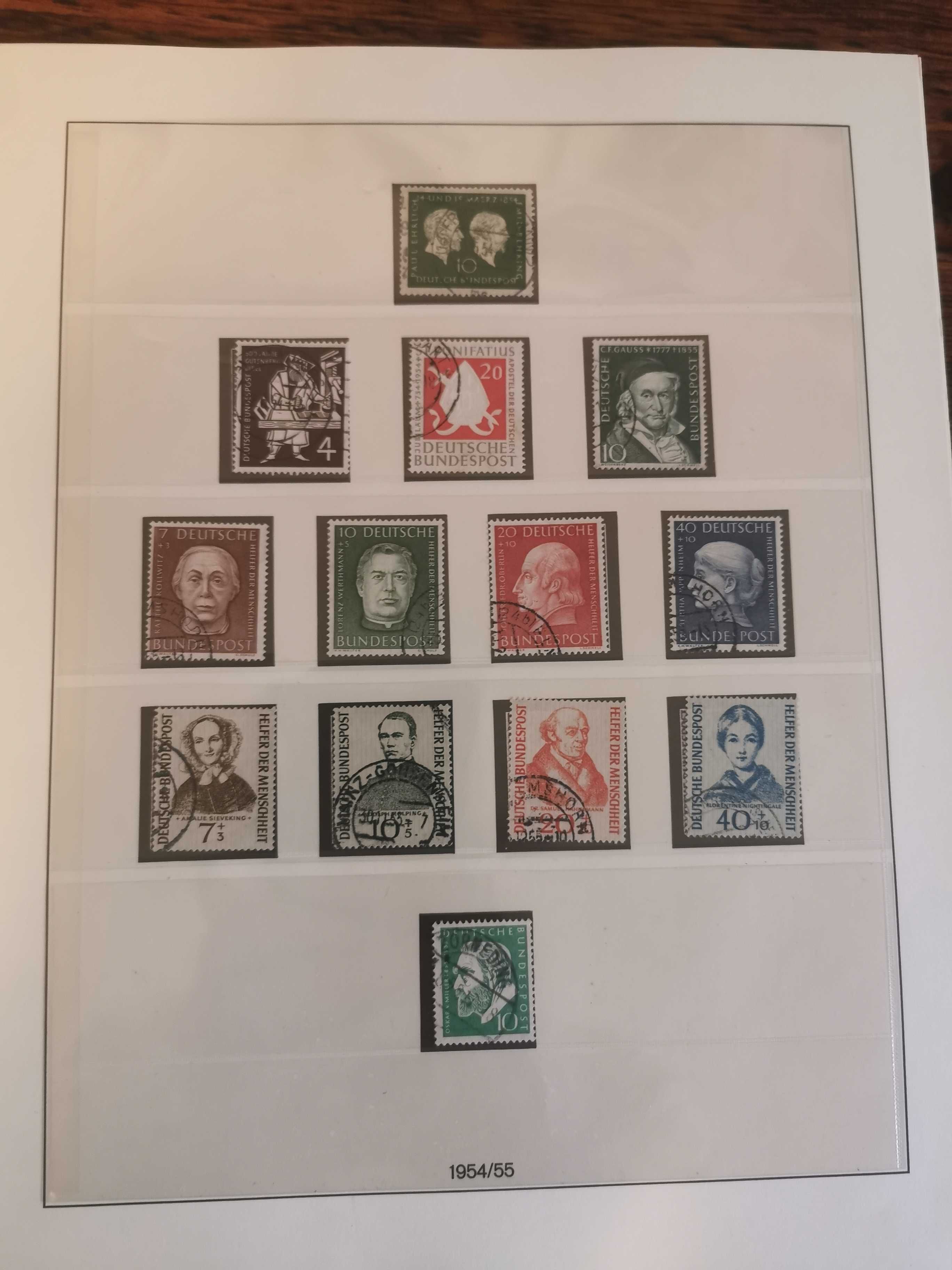 Znaczki pocztowe Niemcy.BRD.od 1949 do 1970, komplet