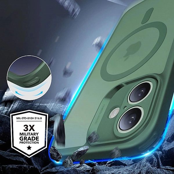 Esr Classic Pro Set Halolock Magsafe Iphone 16 Frosted Green