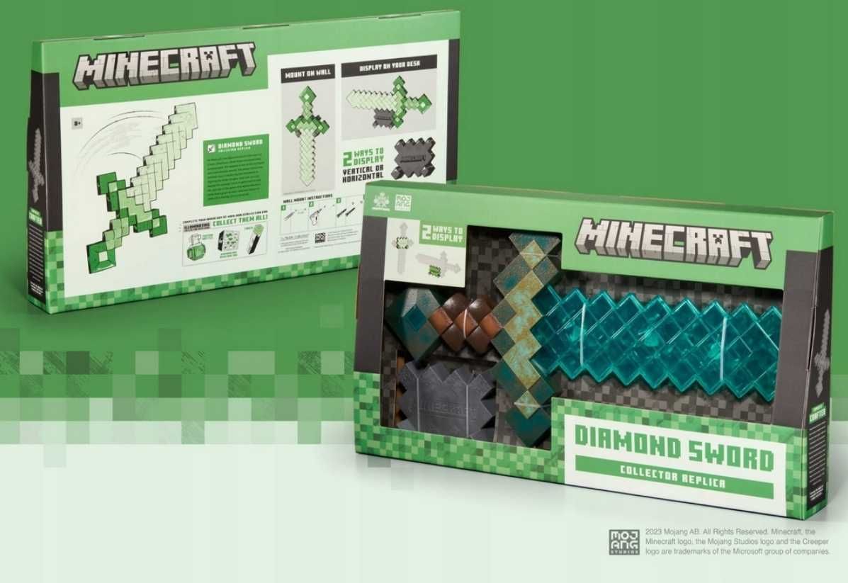Minecraft diamentowy miecz replika kolekcjonerska 50cm dla gracza