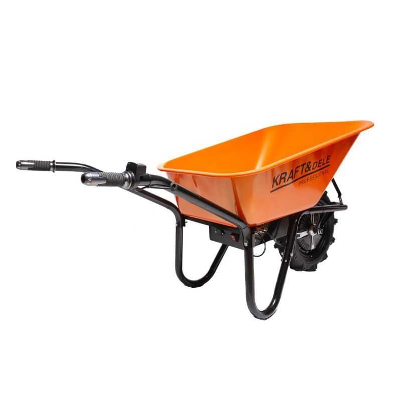 Taczka z Napędem Akumulatorowa 80l 150kg 24v Samobieżna Kraft Sklep