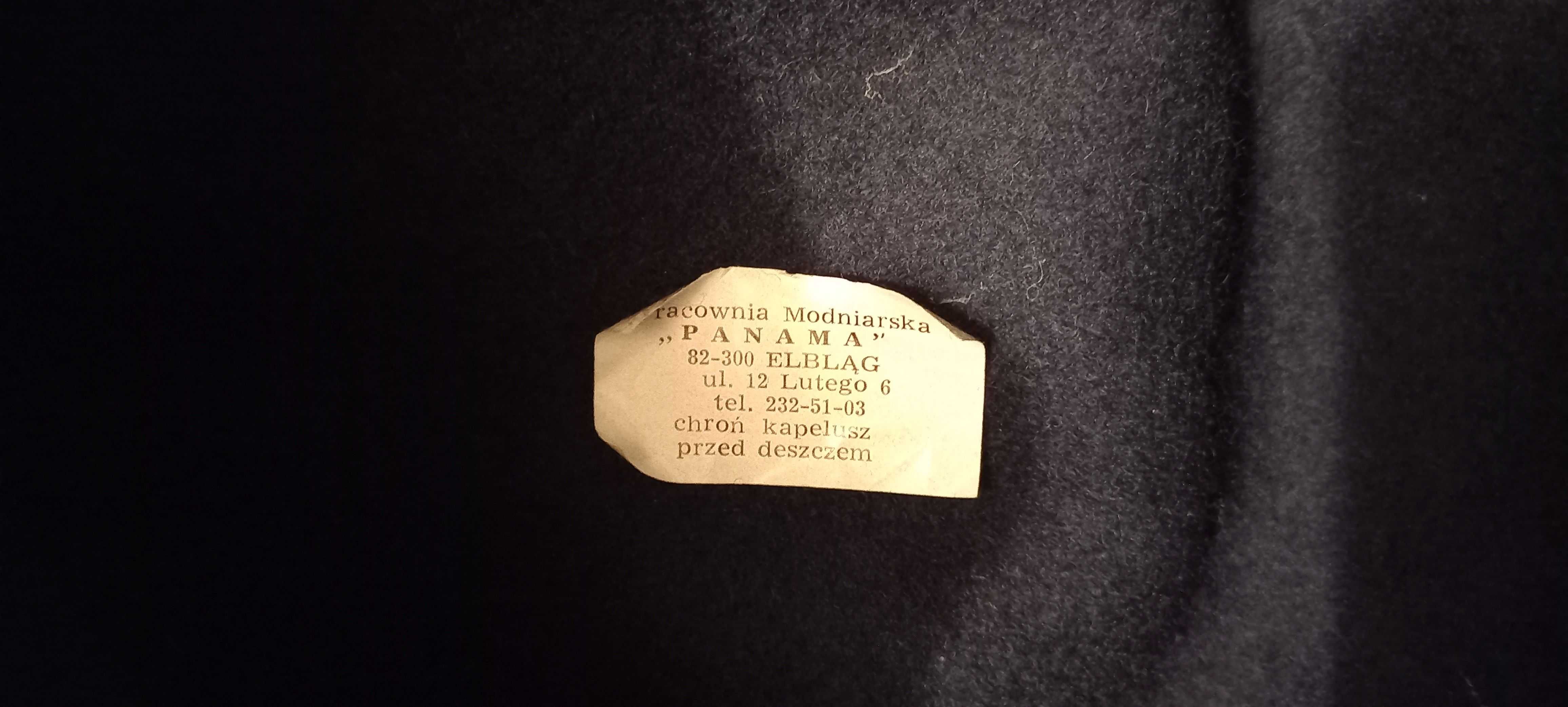 Damski kapelusz melonik, Pracownia Modniarska Panama, Elbląg