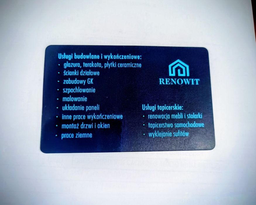 Usługi budowlane i wykończeniowe