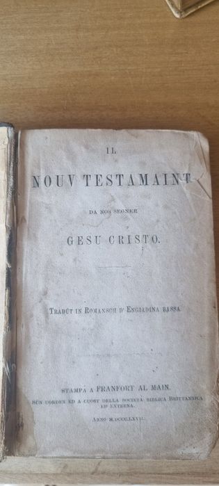 Novo testamento, exemplar em língua francesa